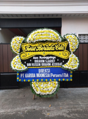 Papan Bunga Duka di Trenggalek