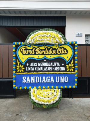 Papan Bunga Duka di Trenggalek